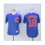 Men Chicago Cubs #18 Ben Zobrist Majestic blue Flexbase Authentic Collection Player Jersey Men Chicago Cubs #18 Ben Zobrist Majestic blue Flexbase Authentic Collection Player Jersey