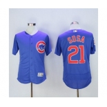 Men Chicago Cubs #21 Sammy Sosa Majestic blue Flexbase Authentic Collection Player Jersey Men Chicago Cubs #21 Sammy Sosa Majestic blue Flexbase Authentic Collection Player Jersey