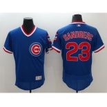 Men Chicago Cubs #23 Ryne Sandberg Majestic Blue Flexbase Authentic Cooperstown Player Jersey