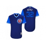 Men's 2017 Little League World Series Cubs Brian Duensing #32 Deuce Royal Jersey Men's 2017 Little League World Series Cubs Brian Duensing #32 Deuce Royal Jersey