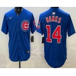 Men's Chicago Cubs #14 Ernie Banks Blue Limited Jersey Men's Chicago Cubs #14 Ernie Banks Blue Limited Jersey