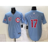 Men's Chicago Cubs #17 Mark Grace Blue 2026 2nd Alternate Limited Stitched Baseball Jersey Men's Chicago Cubs #17 Mark Grace Blue 2026 2nd Alternate Limited Stitched Baseball Jersey