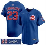 Men's Chicago Cubs #23 Ryne Sandberg Royal 'Ryne Sandberg Tribute' Vapor Limited V3 Stitched Baseball Jersey Men's Chicago Cubs #23 Ryne Sandberg Royal 'Ryne Sandberg Tribute' Vapor Limited V3 Stitched Baseball Jersey