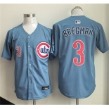 Men's Chicago Cubs #3 Alex Bregman Blue 2026 Limited Stitched Baseball Jersey Men's Chicago Cubs #3 Alex Bregman Blue 2026 Limited Stitched Baseball Jersey