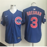 Men's Chicago Cubs #3 Alex Bregman Royal 2026 Limited Stitched Baseball Jersey