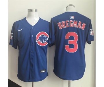 Men's Chicago Cubs #3 Alex Bregman Royal 2026 Limited Stitched Baseball Jersey