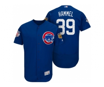 Men's Chicago Cubs #39 Jason Hammel 2017 Spring Training Flex Base Authentic Collection Stitched Baseball Jersey