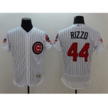 Men's Chicago Cubs #44 Anthony Rizzo Majestic White Fashion Stars & Stripes Cool Base Player Jersey Men's Chicago Cubs #44 Anthony Rizzo Majestic White Fashion Stars & Stripes Cool Base Player Jersey