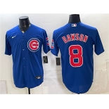 Men's Chicago Cubs #8 Andre Dawson Royal Stitched Baseball Jersey Men's Chicago Cubs #8 Andre Dawson Royal Stitched Baseball Jersey