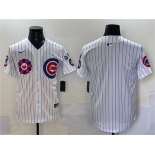 Men's Chicago Cubs Blank White 2025 Tokyo Series Limited Stitched Baseball Jersey