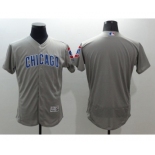 Men's Chicago Cubs blank Majestic Gray Flexbase Authentic Collection Team Jersey Men's Chicago Cubs blank Majestic Gray Flexbase Authentic Collection Team Jersey