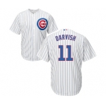 Men's Majestic Chicago Cubs #11 Yu Darvish Replica White Home Cool Base MLB Jersey Men's Majestic Chicago Cubs #11 Yu Darvish Replica White Home Cool Base MLB Jersey