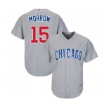 Men's Majestic Chicago Cubs #15 Brandon Morrow Replica Grey Road Cool Base MLB Jersey Men's Majestic Chicago Cubs #15 Brandon Morrow Replica Grey Road Cool Base MLB Jersey