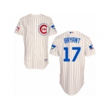 Men's Majestic Chicago Cubs #17 Kris Bryant Authentic Cream 1969 Turn Back The Clock MLB Jersey Men's Majestic Chicago Cubs #17 Kris Bryant Authentic Cream 1969 Turn Back The Clock MLB Jersey