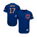 Men's Majestic Chicago Cubs #17 Mark Grace Authentic Royal Blue 2017 Gold Champion Flex Base MLB Jersey Men's Majestic Chicago Cubs #17 Mark Grace Authentic Royal Blue 2017 Gold Champion Flex Base MLB Jersey