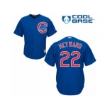 Men's Majestic Chicago Cubs #22 Jason Heyward Replica Royal Blue Alternate Cool Base MLB Jersey Men's Majestic Chicago Cubs #22 Jason Heyward Replica Royal Blue Alternate Cool Base MLB Jersey