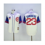 Men's Majestic Chicago Cubs #23 Ryne Sandberg Authentic Cream Blue 1942 Turn Back The Clock MLB Jersey Men's Majestic Chicago Cubs #23 Ryne Sandberg Authentic Cream Blue 1942 Turn Back The Clock MLB Jersey