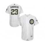 Men's Majestic Chicago Cubs #23 Ryne Sandberg Authentic White 2016 Memorial Day Fashion Flex Base MLB Jersey Men's Majestic Chicago Cubs #23 Ryne Sandberg Authentic White 2016 Memorial Day Fashion Flex Base MLB Jersey
