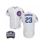 Men's Majestic Chicago Cubs #23 Ryne Sandberg White 2016 World Series Bound Flexbase Authentic Collection MLB Jersey Men's Majestic Chicago Cubs #23 Ryne Sandberg White 2016 World Series Bound Flexbase Authentic Collection MLB Jersey