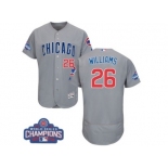 Men's Majestic Chicago Cubs #26 Billy Williams Grey 2016 World Series Champions Flexbase Authentic Collection MLB Jersey Men's Majestic Chicago Cubs #26 Billy Williams Grey 2016 World Series Champions Flexbase Authentic Collection MLB Jersey