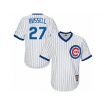 Men's Majestic Chicago Cubs #27 Addison Russell Replica White Home Cooperstown MLB Jersey Men's Majestic Chicago Cubs #27 Addison Russell Replica White Home Cooperstown MLB Jersey