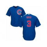 Men's Majestic Chicago Cubs #3 David Ross Replica Royal Blue Alternate Cool Base MLB Jersey Men's Majestic Chicago Cubs #3 David Ross Replica Royal Blue Alternate Cool Base MLB Jersey