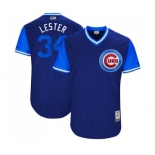 Men's Majestic Chicago Cubs #34 Jon Lester Authentic Navy Blue 2017 Players Weekend MLB Jersey Men's Majestic Chicago Cubs #34 Jon Lester Authentic Navy Blue 2017 Players Weekend MLB Jersey