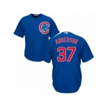 Men's Majestic Chicago Cubs #37 Brett Anderson Replica Royal Blue Alternate Cool Base MLB Jersey Men's Majestic Chicago Cubs #37 Brett Anderson Replica Royal Blue Alternate Cool Base MLB Jersey