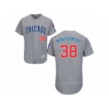 Men's Majestic Chicago Cubs #38 Mike Montgomery Grey Road Flexbase Authentic Collection MLB Jersey Men's Majestic Chicago Cubs #38 Mike Montgomery Grey Road Flexbase Authentic Collection MLB Jersey