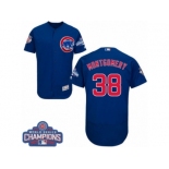 Men's Majestic Chicago Cubs #38 Mike Montgomery Royal Blue Alternate 2016 World Series Champions Flexbase Authentic Collection MLB Jersey Men's Majestic Chicago Cubs #38 Mike Montgomery Royal Blue Alternate 2016 World Series Champions Flexbase Authentic Collection MLB Jersey