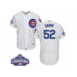 Men's Majestic Chicago Cubs #52 Justin Grimm White 2016 World Series Champions Flexbase Authentic Collection MLB Jersey Men's Majestic Chicago Cubs #52 Justin Grimm White 2016 World Series Champions Flexbase Authentic Collection MLB Jersey