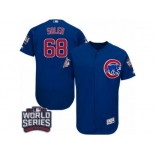 Men's Majestic Chicago Cubs #68 Jorge Soler Royal Blue 2016 World Series Bound Flexbase Authentic Collection MLB Jersey Men's Majestic Chicago Cubs #68 Jorge Soler Royal Blue 2016 World Series Bound Flexbase Authentic Collection MLB Jersey
