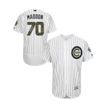 Men's Majestic Chicago Cubs #70 Joe Maddon Authentic White 2016 Memorial Day Fashion Flex Base MLB Jersey Men's Majestic Chicago Cubs #70 Joe Maddon Authentic White 2016 Memorial Day Fashion Flex Base MLB Jersey