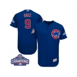 Men's Majestic Chicago Cubs #9 Javier Baez Royal Blue 2016 World Series Champions Flexbase Authentic Collection MLB Jersey Men's Majestic Chicago Cubs #9 Javier Baez Royal Blue 2016 World Series Champions Flexbase Authentic Collection MLB Jersey