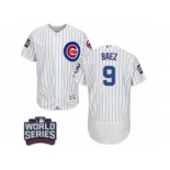 Men's Majestic Chicago Cubs #9 Javier Baez White 2016 World Series Bound Flexbase Authentic Collection MLB Jersey Men's Majestic Chicago Cubs #9 Javier Baez White 2016 World Series Bound Flexbase Authentic Collection MLB Jersey