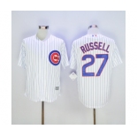 mlb jerseys chicago cubs #27 addison russell white(blue strip) mlb jerseys chicago cubs #27 addison russell white(blue strip)