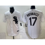 Men's Chicago White Sox #17 Sam Antonacci White Home Stitched Baseball Men's Chicago White Sox #17 Sam Antonacci White Home Stitched Baseball