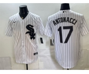 Men's Chicago White Sox #17 Sam Antonacci White Home Stitched Baseball