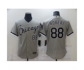 Men's Chicago White Sox #88 Luis Robert Nike Gray Home 2020 Replica Player Jersey