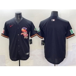 Men's Chicago White Sox Blank Black Mexico Limited Stitched Jersey