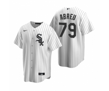 Men's Nike Chicago White Sox #79 Jose Abreu White Home Stitched Baseball Jersey