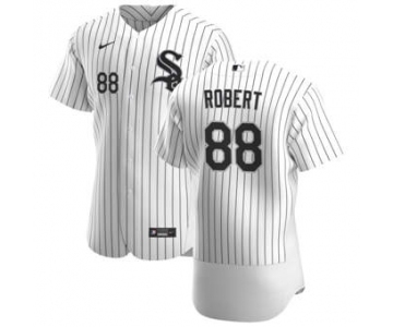 Men's Nike Chicago White Sox #88 Luis Robert White Home 2020 Authentic Player Baseball Jersey