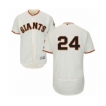 Men's Majestic San Francisco Giants #24 Willie Mays Cream Flexbase Authentic Collection MLB Jersey
