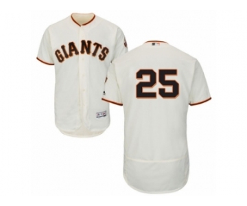 Men's Majestic San Francisco Giants #25 Barry Bonds Cream Flexbase Authentic Collection MLB Jersey