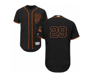 Men's Majestic San Francisco Giants #29 Jeff Samardzija Black Flexbase Authentic Collection MLB Jersey