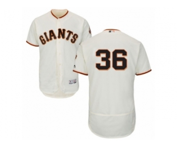 Men's Majestic San Francisco Giants #36 Gaylord Perry Cream Flexbase Authentic Collection MLB Jersey