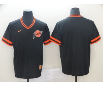 Men's Nike Francisco Giants Blank Black M&N MLB Jersey