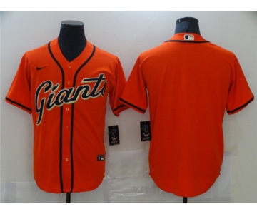 Men's Nike San Francisco Giants Blank Authentic Orange  Alternate Cool Base Baseball Jersey