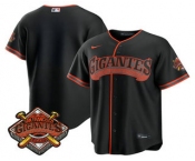 Men's San Francisco Giants Blank Black 2026 Alternate Stadium Stitched Jersey