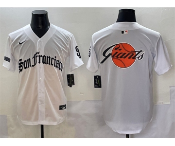 Men's San Francisco Team Big Logo White 'Gothic Fog Edition' Vapor Premier Limited Stitched Jersey